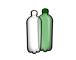 Le bottiglie di plastica